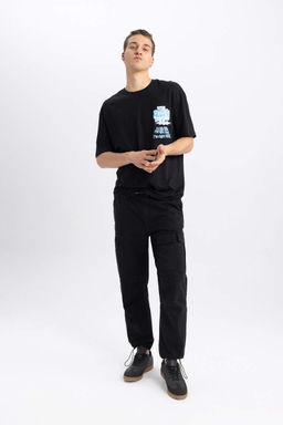 Прямые брюки-парашюты с карманами-карго и карманами Relax Fit - Defacto фото 3