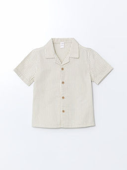 ?izgili Erkek ?ocuk Keten G?mlek