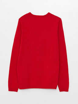 Bisiklet Yaka Basic Uzun Kollu K?z ?ocuk Triko Kazak - Waikiki фото 2