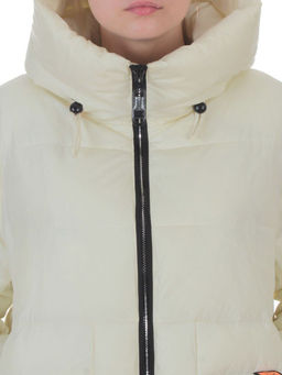 H-2209 MILK/WHITE Пальто зимнее женское (200 гр. холлофайбер)