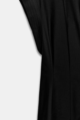 VESTIDO POPEL?N PLIEGUES ZW COLLECTION / Negro - Zara фото 8