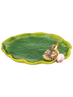 Блюдо сервировочное 23*18*5 см "Уточка", овальное, керамика