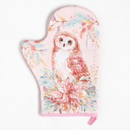 Набор кухонный Сказочные звери варежка-прихватка 20х28см, прихватка 19х19см,100%хл - Этель фото 3