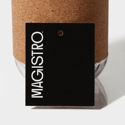 Бутылка для воды Magistro Cork, с элементами пробки, 610 мл, 7.5×7.5×22 см, пластик