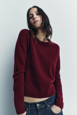 BASIC 100% WOOL SWEATER - Zara фото 7