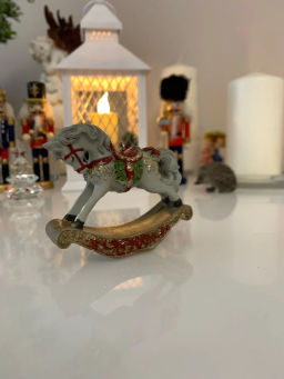Украшение новогоднее Лошадка-качалка, L7,5 W2 H6,5 см - Remeco фото 7