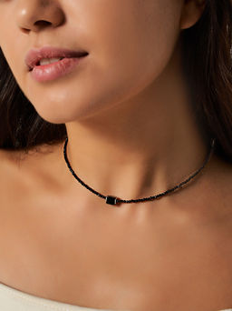 Колье Роман с камнем - Бижутерия Selena, 10157161