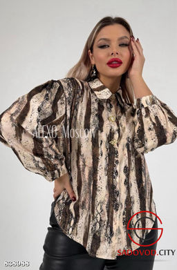 Рубашка женская с принтом - Bruno фото 3