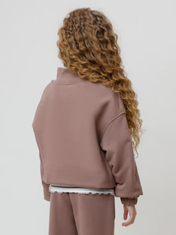 КР 302821/капучино к633 джемпер (свитшот) для дев - Crockid фото 5