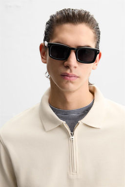 ZIP COLLAR POLO SHIRT - Zara фото 14