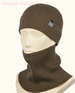 17224 1S Стамнес Комплект мужской (шапка+снуд) (58-60)