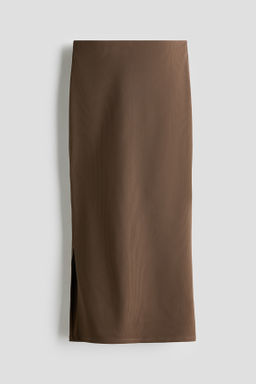Cooling Slim Fit Ribbed midi skirt - H&m фото 2