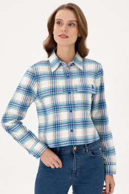 Женская рубашка Saks с длинным рукавом Неожиданная скидка в корзине - U.s. polo assn фото 3