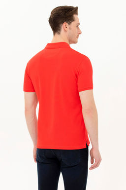 Мужская красная базовая футболка - U.s. polo assn фото 5