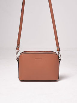 Сумка на плечо кросс-боди Deboro 30848 коричневый камень