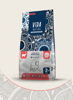 Корм Vida Nativa для щенков мелких пород с ягненком и бурым рисом P02136002