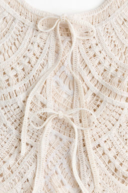 Top playero de algod?n efecto crochet - H&m фото 5