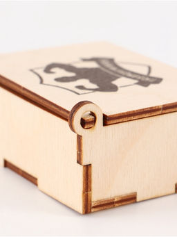 Цена за 3 шт. Коробка подарочная деревянная Любимому мужчине 8.5?6?3.5 см