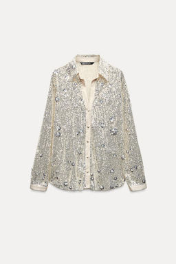 SEQUINNED SHIRT - Zara фото 4