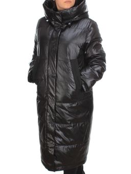 S21010 BLACK Пальто зимнее женское облегченное SNOW CLARITY - Fashion фото 3