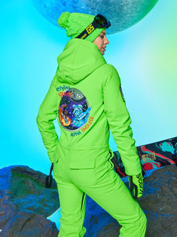 Женский сноубордический горнолыжный комбинезон Alpha Endless Aeternitas 223/2305 FAG - Салатовый  фото 20