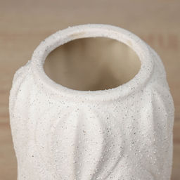 Ваза для цветов «Лиам галант», d=6 см, 20×10 см, керамика, белая