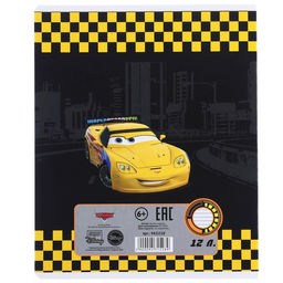 Цена за 10 шт. Тетрадь 12 листов, 5 видов МИКС, линейка, Тачки - Disney фото 9