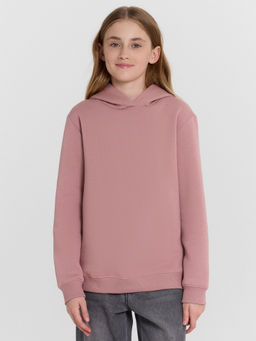 Худи для девочек розовое