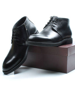 01-H9057-B17-SW3 BLACK Ботинки демисезонные мужские (натуральная кожа) - Фабричный китай фото 14