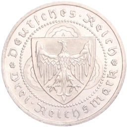 3 рейхсмарки 1930 года A Германия 700 лет со дня смерти Вальтера фон дер Фогельвейде
