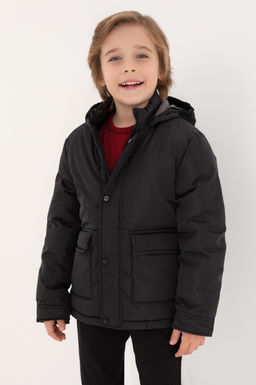 Erkek _ocuk Siyah Kaban