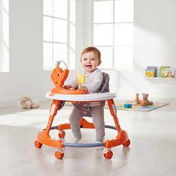 Ходунки "Веселый слоник" (цвет желтый)