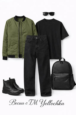 Бомбер мужской демисезонный "HN-5" хаки