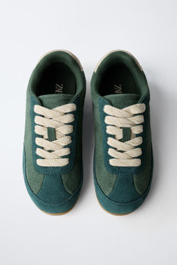 LEATHER TRAINERS - Zara фото 5