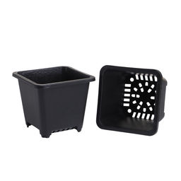 Цена за 20 шт. Горшок для рассады, 250 мл, 9×9×8 см, пластик, чёрный, Greengo