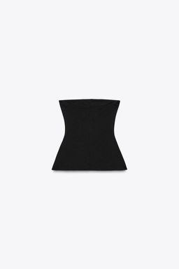 INTERLOCK BANDEAU TOP - Zara фото 7