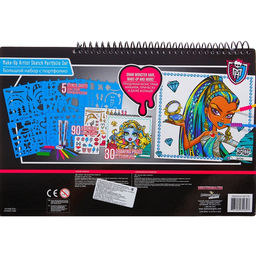 Большой набор для творчества "Уроки макияжа в Школе Монстров", с 7 лет