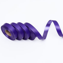Цена за 4 шт. Лента полипропиленовая Matte для декора и подарков, фиолетовая, 2 см х 50 м - Simaland фото 2
