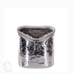 Сумка женская кожаная 6316F silver Polina&Eiterou в Новосибирске