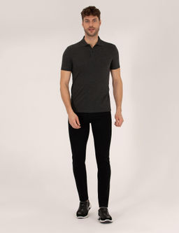 Siyah Slim Fit Jean Pantolon
