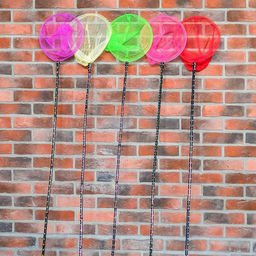 Сачок детский, ручка чёрный горох, 120 см, d=28 см, МИКС