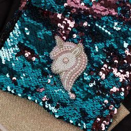 Klart набор для вышивания 10-007 Брошь. Розовый единорог 5 х 9 см