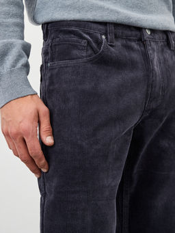 Утепленные мужские вельветовые брюки прямого кроя на флисе - Mossmore фото 13