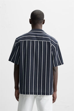 STRIPED TEXTURED SHIRT - Zara фото 3