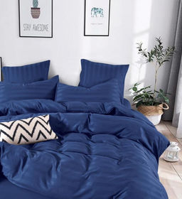 КПБ Mency Страйп-Сатин на резинке по кругу MENSSR10 2 спальный