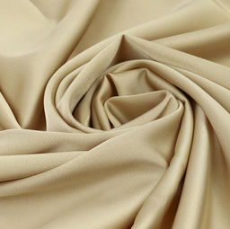 Ткань шелк Армани 120г/м? 97% ПЭ 3% Спандекс шир.150см арт.TBYArm-079 цв.79 золотисто-бежевый уп.2м