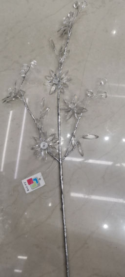 Цветок декоративный стеклярус 68 см / SA15807 /уп 360/ - Галеонтрейд фото 3