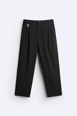 WIDE-FIT PLEATED TROUSERS - Zara фото 15