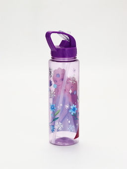 Бутылка пластиковая с трубочкой-непроливайкой «Снежная принцесса», 750 мл