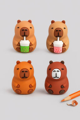 Точилка для карандашей "Different capybara", mix, шоу-бокс 24 шт.
